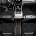 thumbnail image 7 of Naloa Black Glitter Car Foot Mat Set of 4 Pieces - Universal Floor Liner Neoprene Full Set Floor Mats for Cars Trucks SUV, 7 of 7