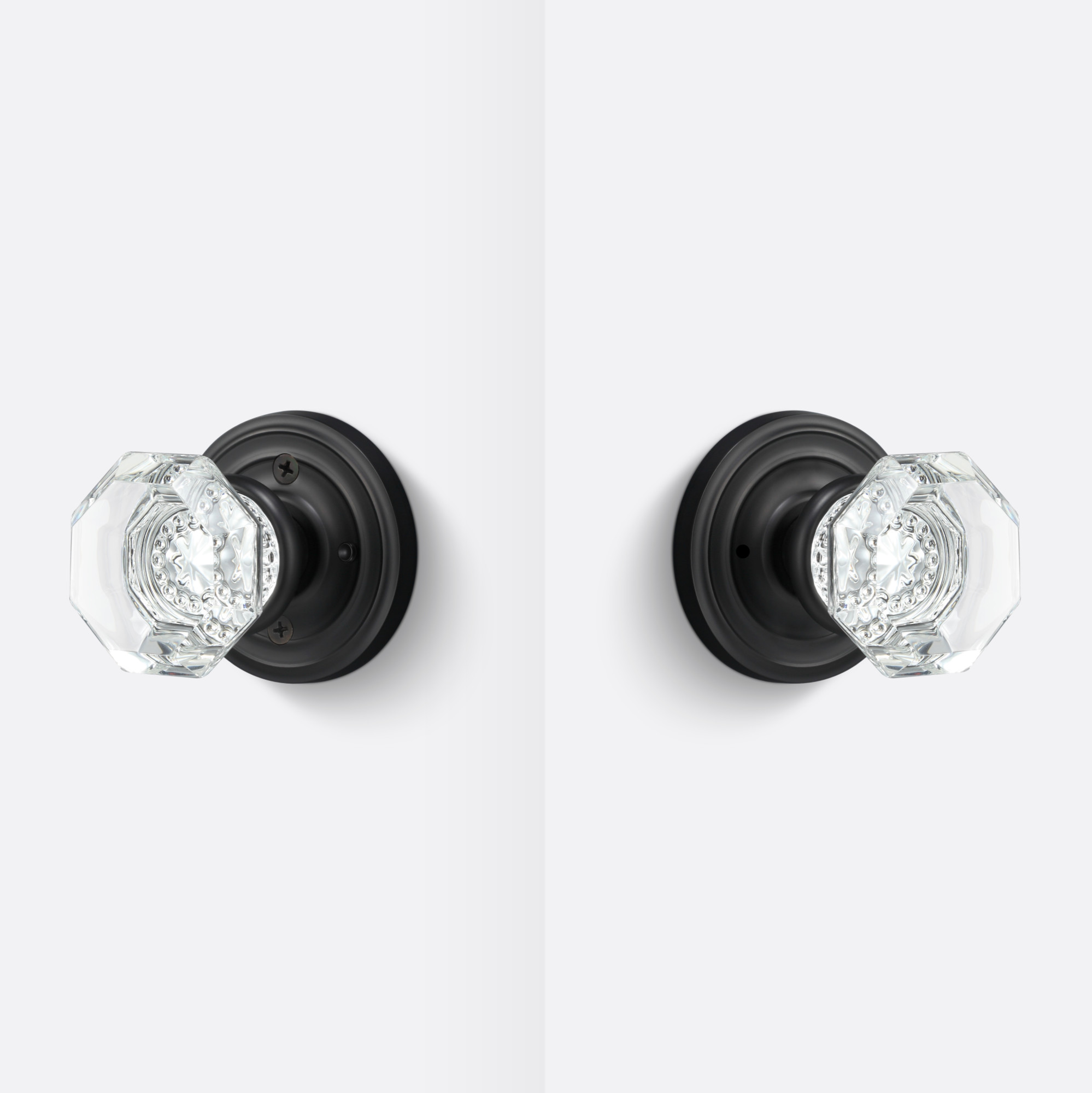 Sure-Loc Torrey Privacy Door Knob Silver Nickel Nickel Finish