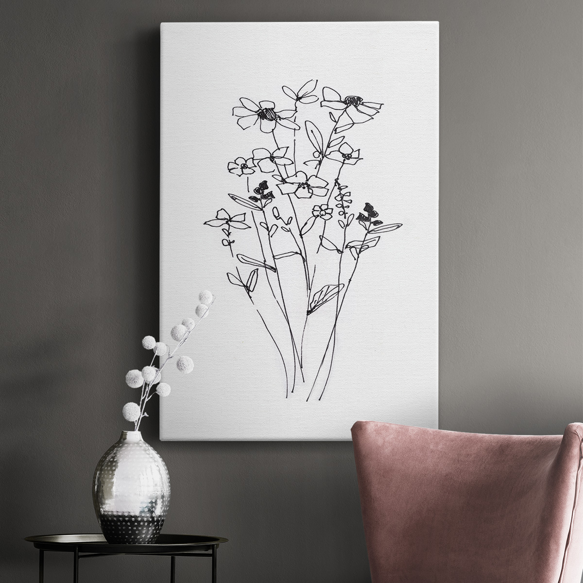 Farmhouse Plants I Premium Gallery Wrapped Canvas - Ready to Hang