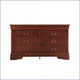 thumbnail image 4 of Dresser, Traditional Style with English Dovetailed Drawers & Metal Guides, Cherry | Cherry | Particle Board, 4 of 10