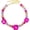 chunky crystal pink, variant on Chunky Crystal Rhinestone Choker Collar Necklace For Women Cubic Zirconia Diamond Heart Colorful Statement Necklace Bridal Wedding Jewelry[h1731]
