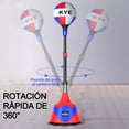 thumbnail image 4 of Pera de Boxeo con Base Ajustable, Balón de Reacción 360° para Entrenamiento, Resorte Silencioso y Ventosa Fuerte, Ideal para Ejercicio en Casa, Oficina o Viajes, Apto para Todas Las Edades, 4 of 9