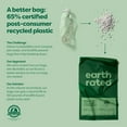 thumbnail image 2 of Earth Rated Dog Poop Bags, Thick Grab and Go Single Roll, Ideal for Backyard Pickups, Lavender Scented, 300 Count, 2 of 4