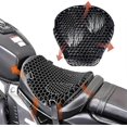 thumbnail image 1 of Asiento de motocicleta con diseño de panal 3D y amortiguación, cojín de panal transpirable con amortiguación., 1 of 5