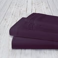 thumbnail image 2 of Elegant Comfort 1500 Series 4-Piece Sheet Set - Wrinkle, Fade and Stain Resistant - Deep Pocket Fitted Sheet, All Season Suitable, California King, Purple, 2 of 5