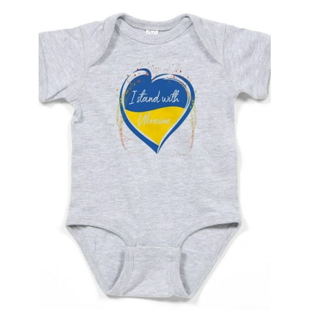 

CafePress - I Stand With Ukraine Body Suit - Cute Infant Bodysuit Baby Romper