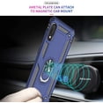 thumbnail image 6 of Samsung A10E Phone Case, Galaxy A10E Phone Case with Screen Protector, Military Grade Protective Cases with Ring for Samsung Galaxy A10E (Blue), 6 of 14