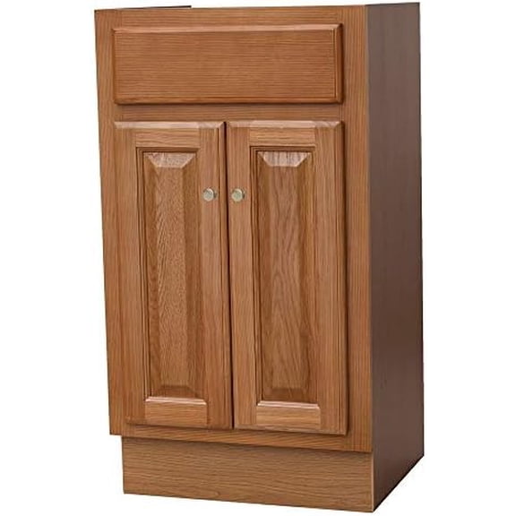 Small Honey Amber Raised Panel 18x16 Bathroom Vanity$$Tools & Hardware Other