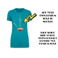 thumbnail image 2 of Custom Printed Woman's T-shirt, Ladies Ramen Noodle Graphic Tees, 2 of 4