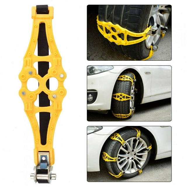 Wheel Chains,8Pcs Car Universal Snow Snow Tire Chain Tire Chain Multi-Functional