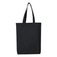 thumbnail image 2 of OAD - Midweight Recycled Gusseted Tote - OAD106R - Recycled Black - Size: One Size, 2 of 5