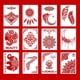 thumbnail image 3 of Plantillas de mandalas Plantilla de Mandala Artesanal de Tamaño A4 para , álbum de Recortes, Sello, Tarjeta de Papel, Plantilla de Plantilla, Paquete de Conjunto 2, 3 of 8