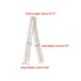 thumbnail image 3 of Tirantes de sujetador INSPIRE CHIC para mujeres, 2 pares, ancho de 10/12/15/18/20 mm, tirantes elásticos ajustables y extensibles, color blanco puro, 20 mm, 3 of 5