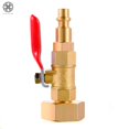thumbnail image 1 of SUTENGDA RV Winterize Blowout Adapter with 1/4” Male Quick Connect Plug and 3/4” Male GHT Thread  Wintering Quick Fitting with Ball Valve for Winterize RV Boat Camper Trailer, 1 of 8