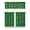Cannabis, variant on Hemp Leaf Print Kitchen Curtains Set of 3, Minimalist Tier Curtains with Valance, Semi-Sheer Farmhouse Style Window Treatments
