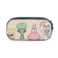 thumbnail image 1 of Bob Esponja SquarePants estuche de lápices, bolsa de almacenamiento, caja de lápices de regreso a la escuela, papelería de Anime, regalo de fiesta de cumpleaños para niños, 1 of 4