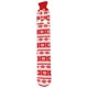 thumbnail image 3 of Bolsa de agua caliente Calentador de manos largo de goma con funda extraíble Bolsa de agua caliente para estudiantes, Copo de nieve rojo Advancent HA002623-02, 3 of 6