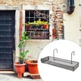 thumbnail image 3 of MasteelfCA Flower Pot Holder Fence Flower Hanging Rack Home Office Multifunctional Storage Rack, 3 of 8