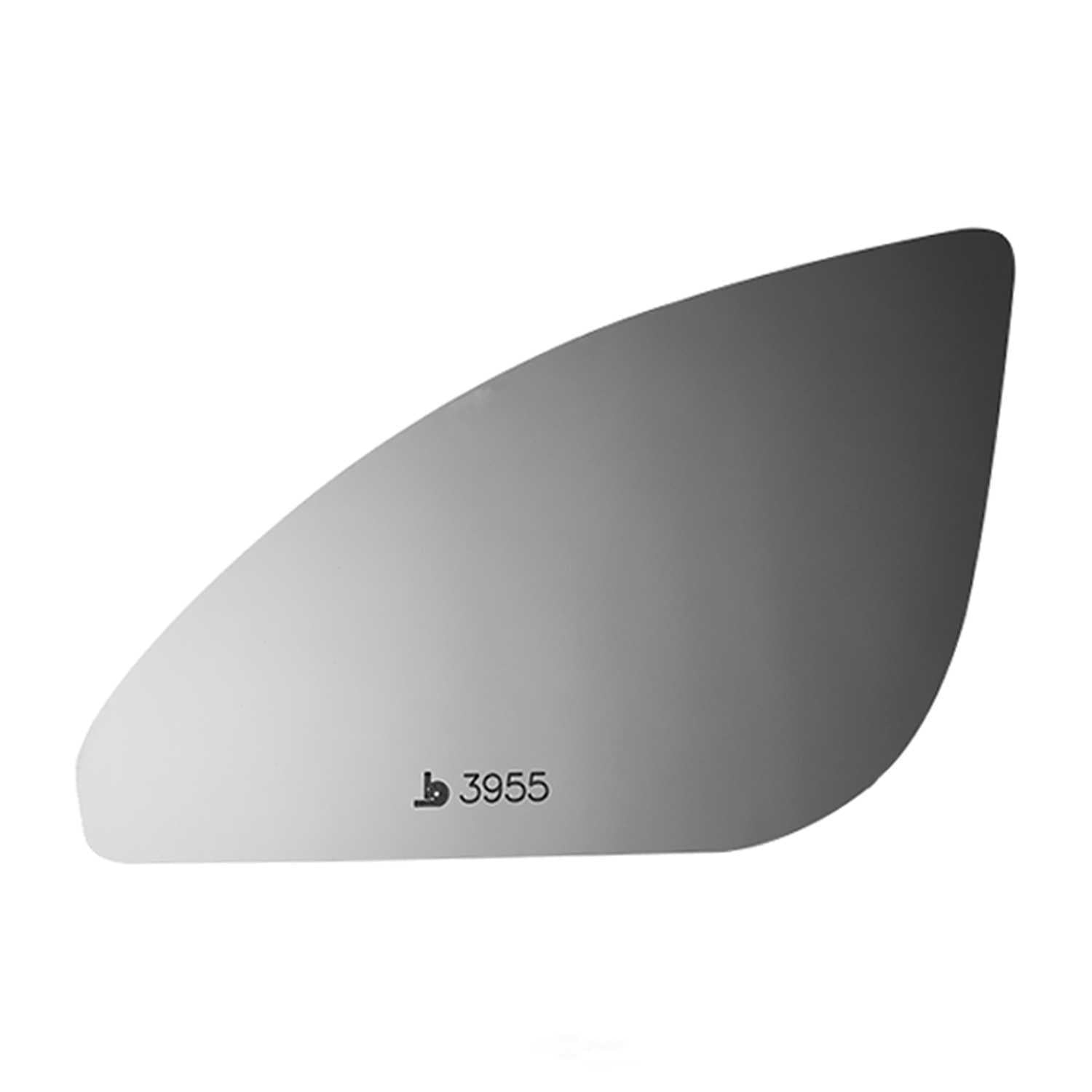 Burco Side View Mirror Replacement Glass - Clear Glass - 3955