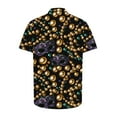 thumbnail image 7 of YLSDY Carnival Shirts for Men Funny Carnival Graphic Button Down Shirts Long Sleeve Lapel Holiday Party Hawaiian Shirt with Pocket Multicolor XXXXL, 7 of 7