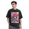 thumbnail image 2 of Spider-Man Men's Vintage Washed Drop Shoulder Short Sleeve T-Shirt, 2 of 7