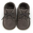 thumbnail image 5 of HsdsBebe?Baby?Boys?Girls?Oxford?Shoes?PU?Leather?Soft?Rubber?Sole?Sneakers??Anti-Slip?Toddler?Ankle?Boots?Infant?Walking?Shoes Moccasins, 5 of 6