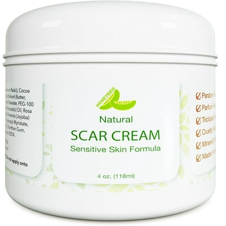 Best Scar Cream for Face - Vitamin E Oil for Skin After Surgery - Stretch Mark Remover for Men & Women - Anti Aging Lotion - Acne Scar Removal for Old Scars on Body - Scar Treatment for (Best Way To Lose Acne Scars)