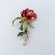 thumbnail image 4 of Qarigey Broche de flor rosa para mujer, pasador de pecho estético Retro para fiesta, joyería artística para boda, vacaciones, accesorios de disfraz Accesorios de disfraces Qarigey AP010763-00, 4 of 6