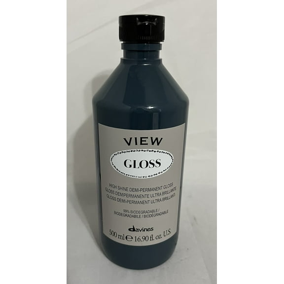 Davines VIEW GLOSS Ultra Brilliant Demi-Permanent Liquid Color ~ 16.90 fl oz