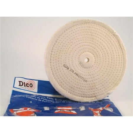 

8 in. Dia. 1 in. Thick Buffing Wheels Spiral Sewn - White