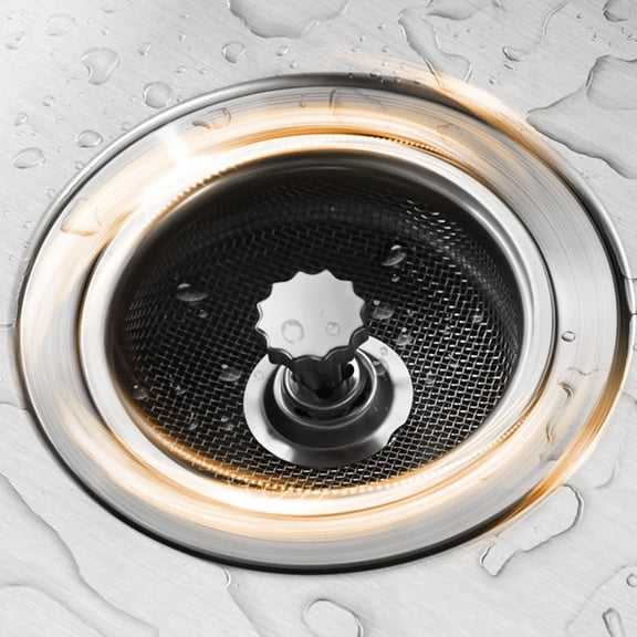 FONDOTIN 3pcs Stainless Steel Sink Strainer Fine Mesh Drain Strainer For Kitchen Sink