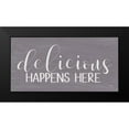 thumbnail image 2 of Jaxn Blvd. 14x9 Black Modern Framed Museum Art Print Titled - Delicious Happens Here, 2 of 5