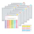 thumbnail image 2 of Organizador de Almacenamiento Papel para ÁLbumes Recortes con 120 PestañAs ÍNdice Adhesivas, Paquete 20 Bolsas de Almacenamiento Papel de PláStico para Guardar Archivos de Papel, 2 of 7