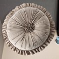 thumbnail image 2 of LCXmlly Throw Pillow Seat Pillow Ruffle Super Soft Comfortable Touch Full Filling Elastic Decorative Round Office Nap Back Support Plush Pillow Home, 2 of 6
