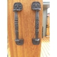 thumbnail image 3 of Lot/Set 2 Large 8.5" Cast Iron Classic Rustic Gate Shed Barn Pull Door Handle, 3 of 4