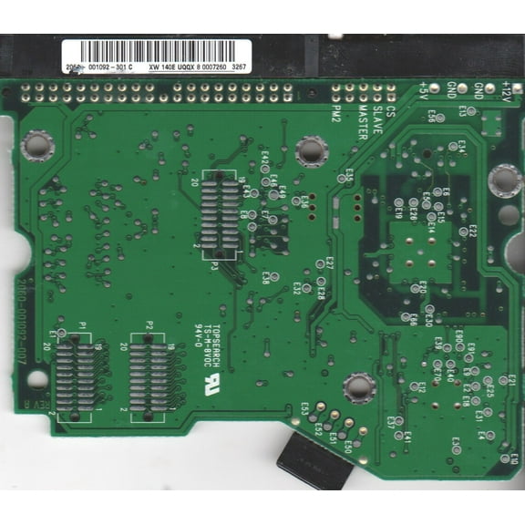 WD800BB-18CAA0, 2061-001092-301 C, WD IDE 3.5 PCB