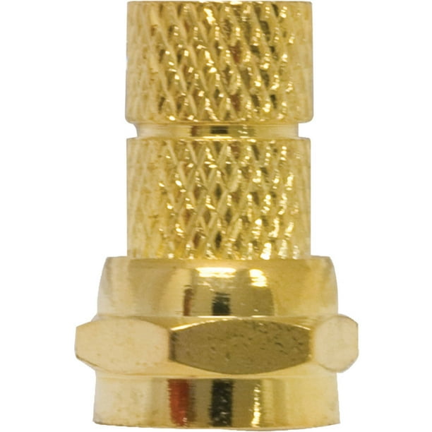 GE 73200 Twiston F Connectors (RG59), 2Pack