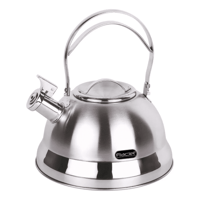 Hervidor Tetera 3 Lts Acero Inoxidable Inducción Fraciel Xtellar plateado