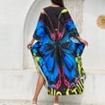 thumbnail image 5 of HAJWOH Plus Size Hawaiian Moomoo Dress Tropical Print Cotton Casual Loose Fit Summer Muumuu, 5 of 5