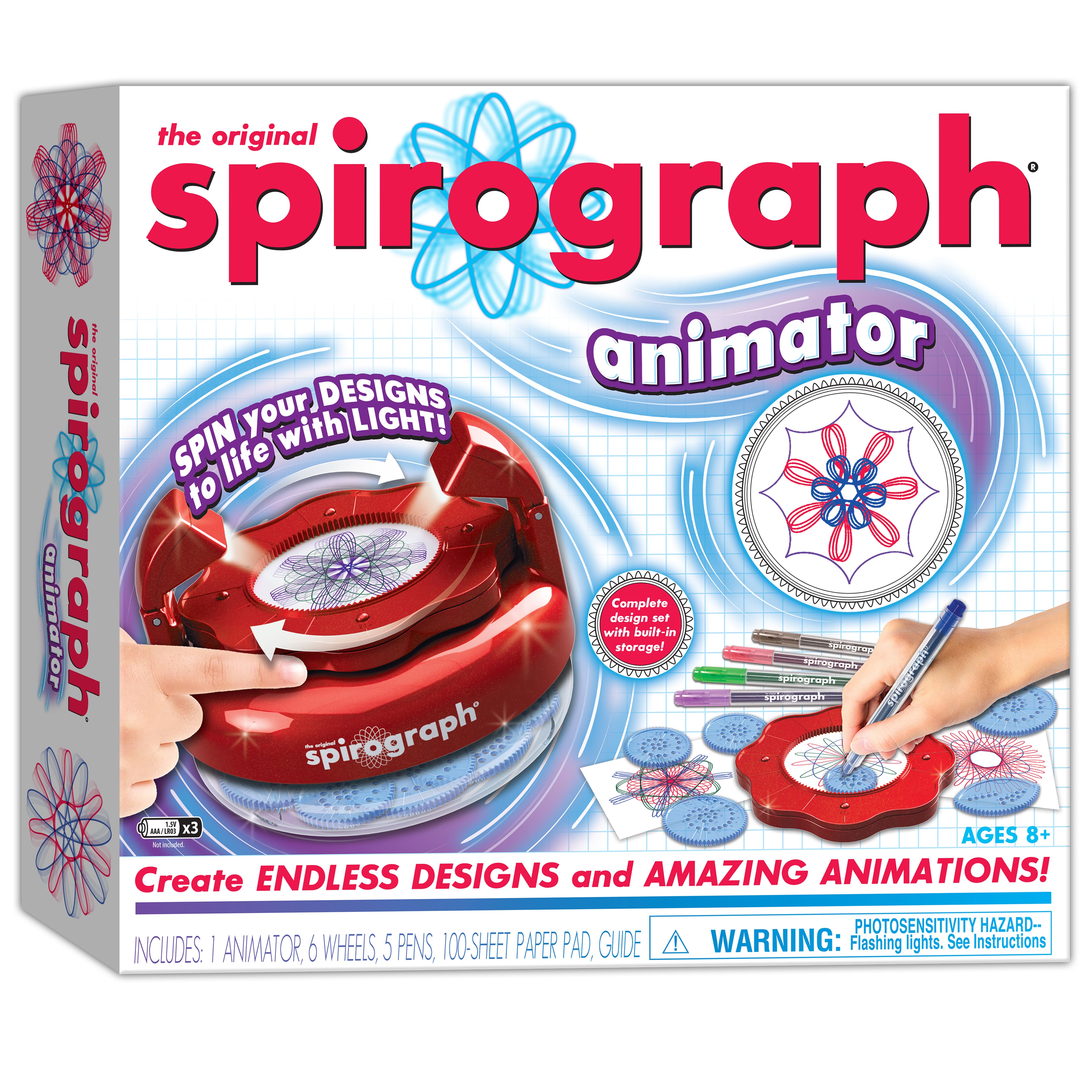 Spirograph Animator -- Create Amazing 3D Designs with Lights and Spinning Action - image 3 of 10