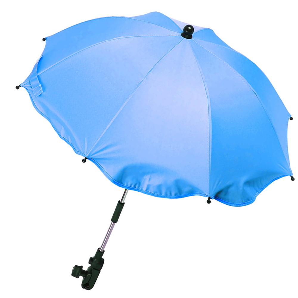 Universal Baby Stroller Wheelchair Pushchair Sun Rain Parasol Umbrella With Clip 
