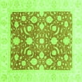 thumbnail image 1 of Ahgly Company Indoor Square Abstract Green Modern Area Rugs, 8' Square, 1 of 4