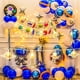 thumbnail image 3 of Cadena de luces LED con pilas, 3 m, 20 LED, blanco cálido, para habitación infantil, con colgantes de cohetes de astronautas, para Navidad y fiestas de cumpleaños., 3 of 4
