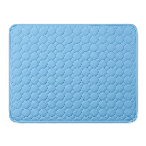 Dog Cooling Mat Upgraded Cooling Dog Bed Mat, Ice Silk Pet Self Cooling Pad Blanket，Washable Pet Cooling Pad Cooling Mat for Dogs & Cats Indoor & Outdoor Car Seats  (Sky blue)
