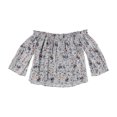 thumbnail image 1 of Blusa de un hombro ASTR The Label Annabelle azul mediano, 1 of 1