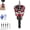 Red, variant on Two-Flute Counterbore with Depth Stop, 4PCS Four-Flute Tapered Drill Bits and Adjustable Depth Stop Collar, Tapered Head 3/8” 82° Counter-Bore, 1/4-Inch Hex Shank for Woodworking & Cabinetry (Red)
