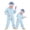 Blue, variant on Big Mouth Monster Onesie Funny Big Mouth Monster Pajamas Onesie Adult Soft Plush Loungewear , 5 Colors, 100-140