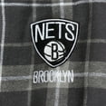 thumbnail image 3 of Men's Concepts Sport Charcoal/Gray Brooklyn Nets Ultimate Plaid Flannel Pajama Pants, 3 of 4