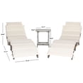 thumbnail image 6 of Safavieh Pacifica Outdoor Modern 3 Piece Lounge Set with Cushion, 6 of 10