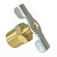 thumbnail image 2 of Interstate Pneumatics VP41 1/4" Male NPT - Wing Flange Type Drain Cock Valve, 2 of 2